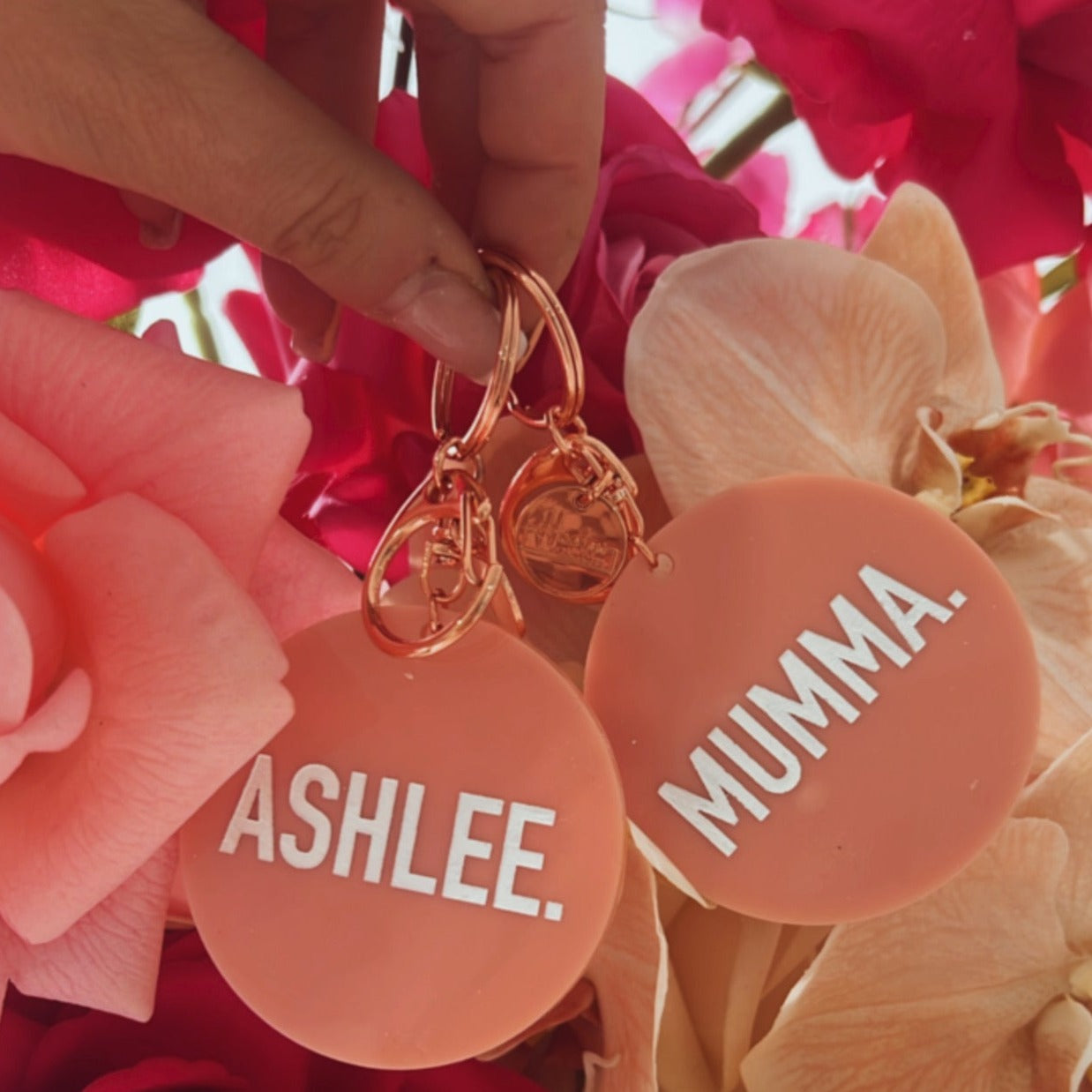 Personalised Acrylic Keyring