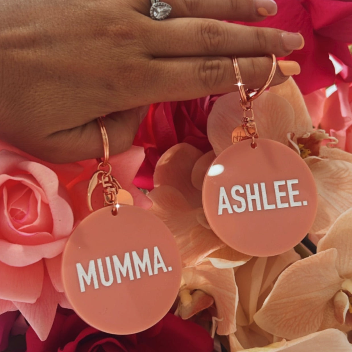 Personalised Acrylic Keyring