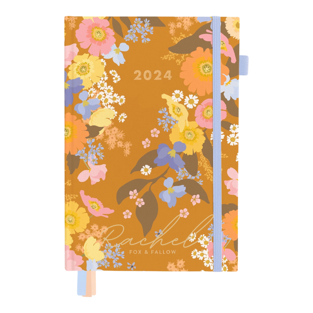 2024 A5 Botanika Rust Diary