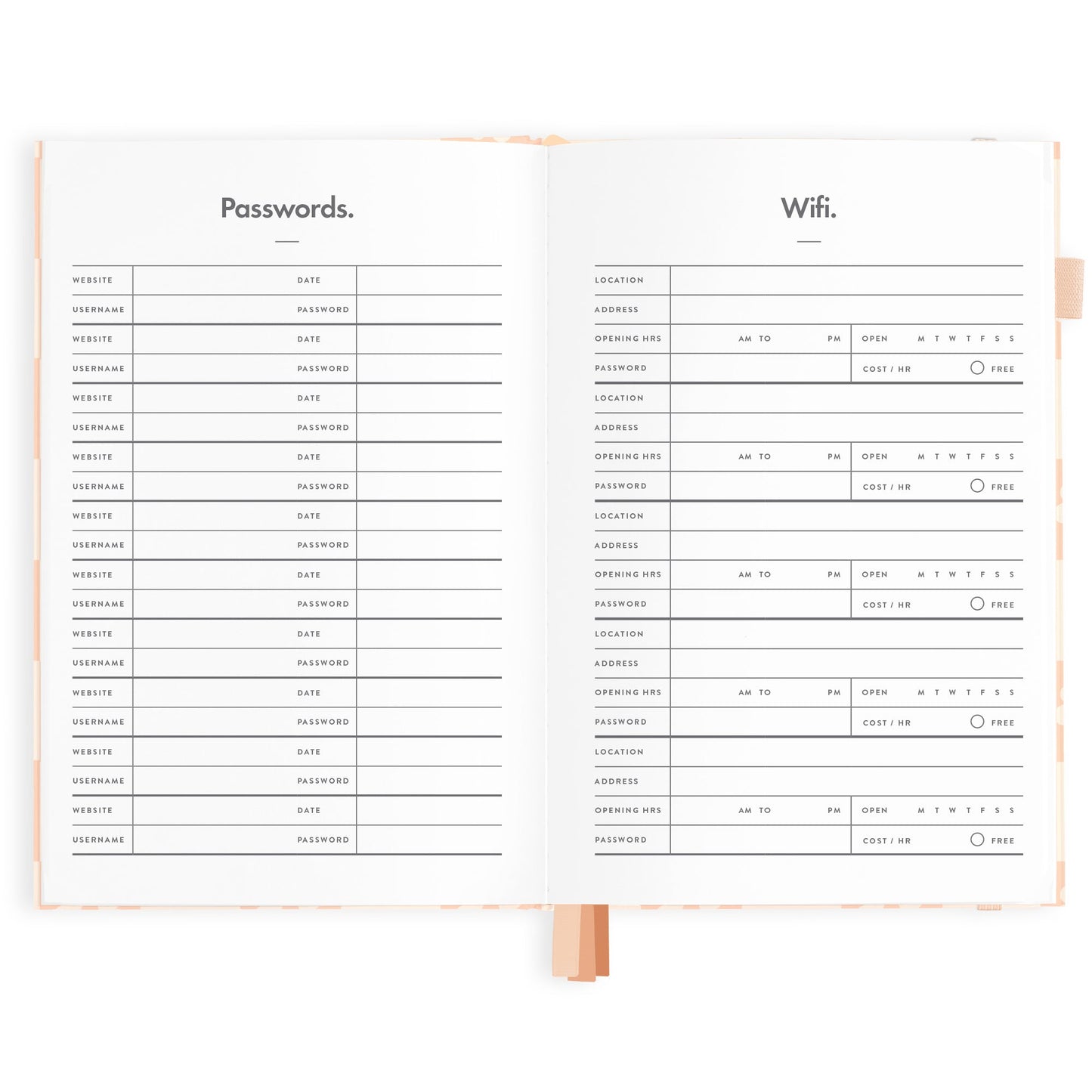 2024 A5 Botanika Rust Diary
