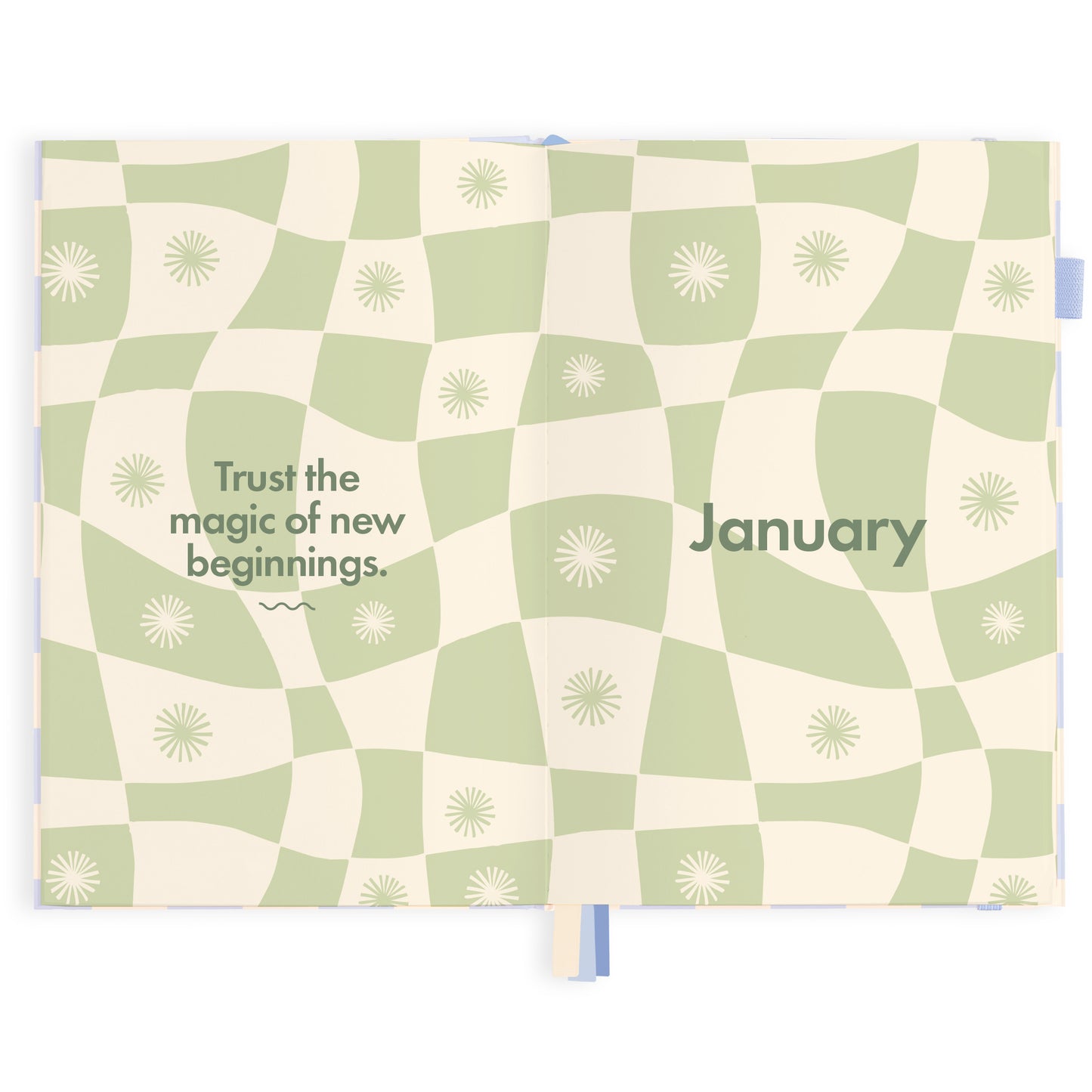 2024 A5 Blue Check Diary