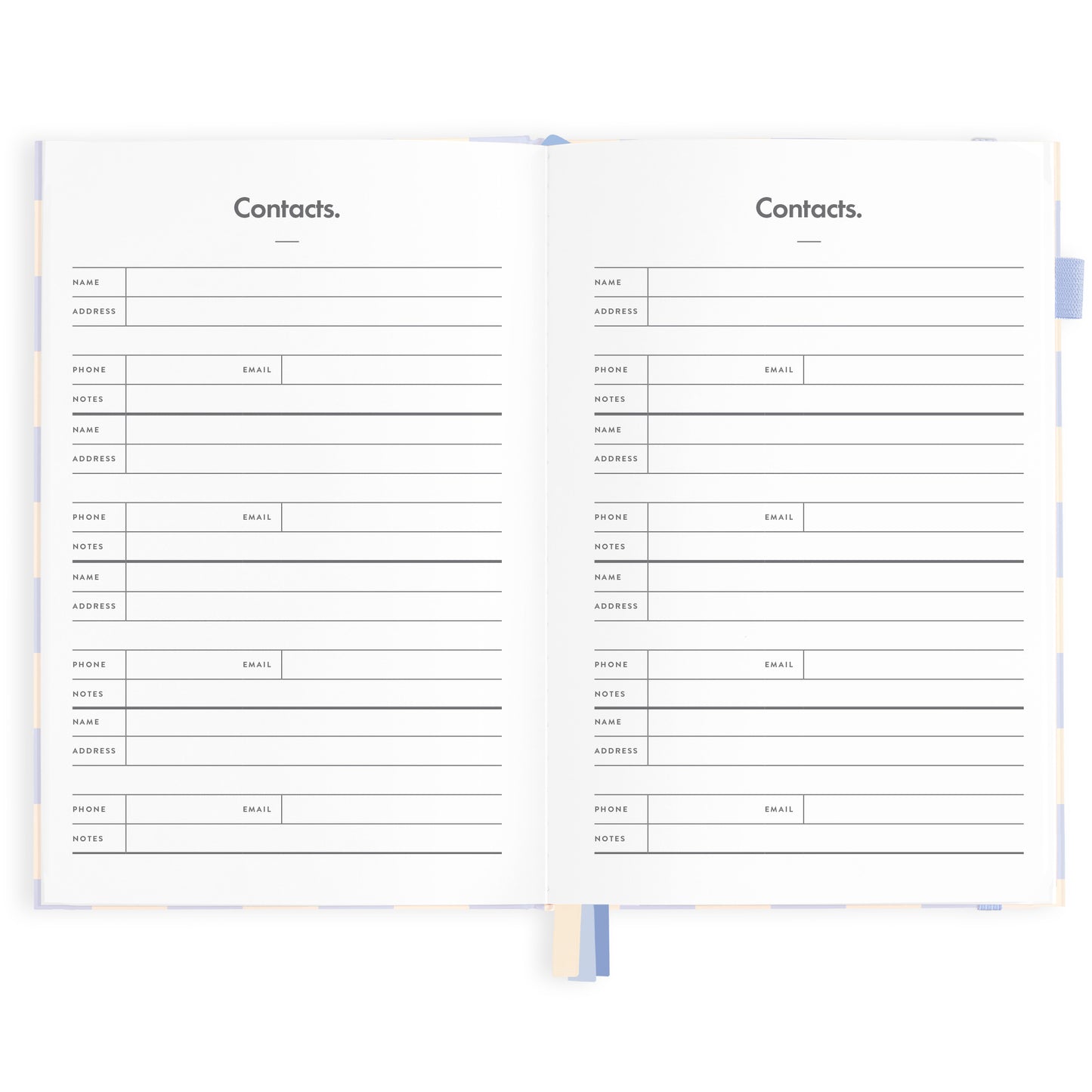 2024 A5 Blue Check Diary