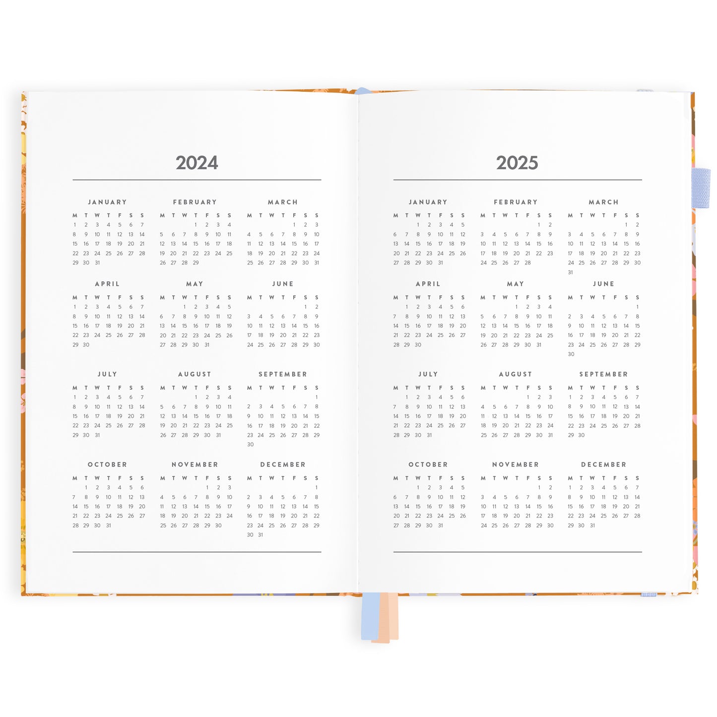 2024 A5 Botanika Rust Diary