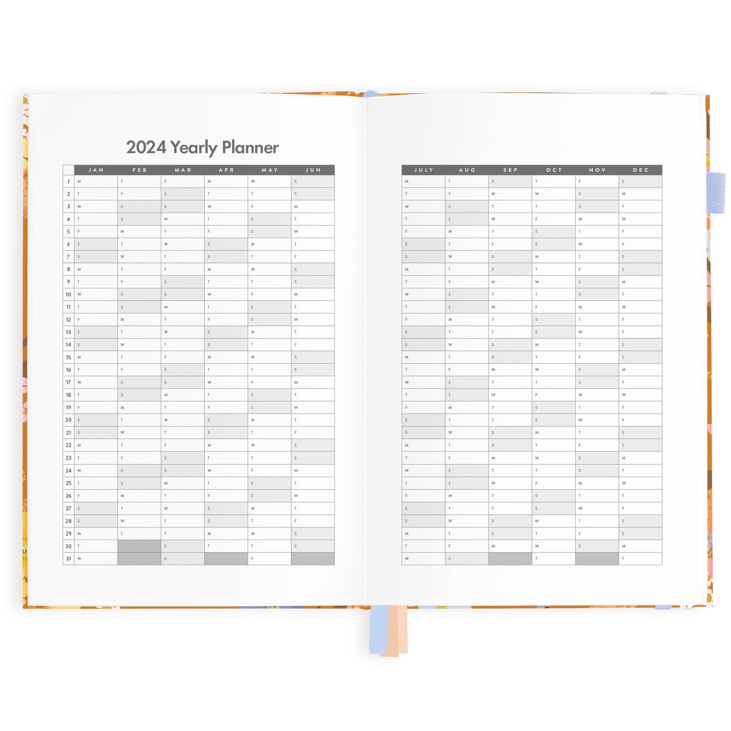 2024 A5 Botanika Rust Diary