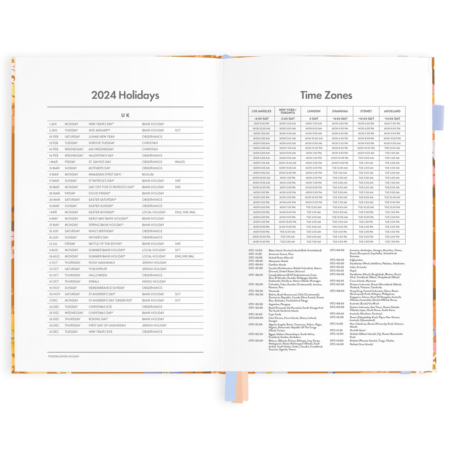 2024 A5 Botanika Rust Diary
