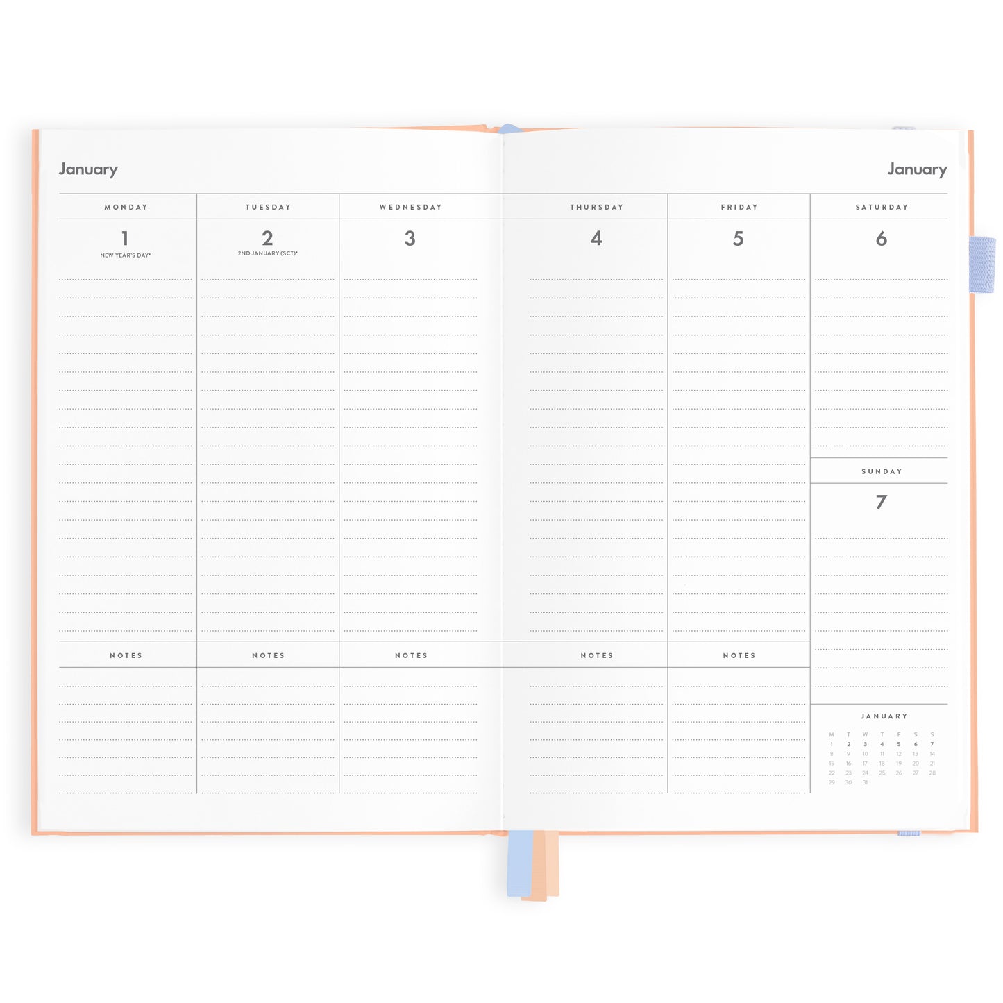 2024 A5 Spring Florals Diary