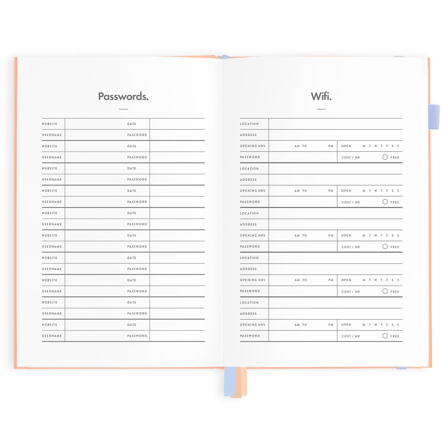 2024 A5 Spring Florals Diary