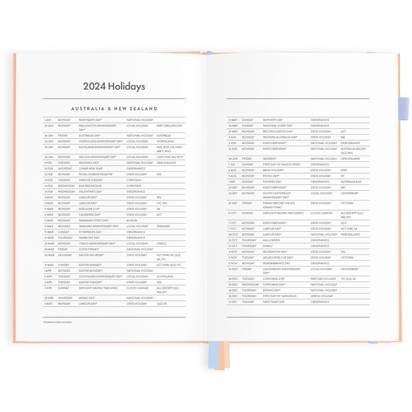 2024 A5 Spring Florals Diary