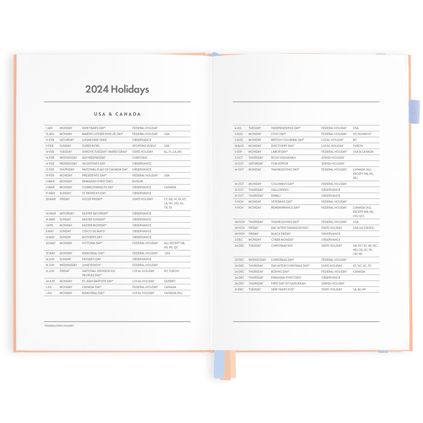 2024 A5 Spring Florals Diary