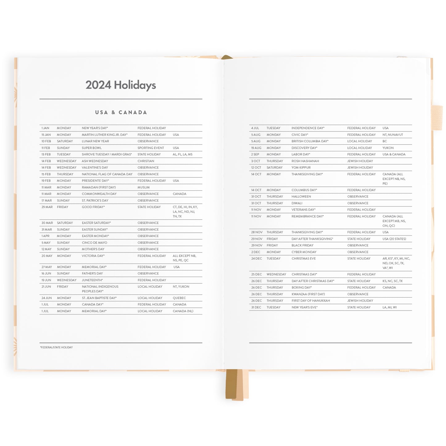 2024 A5 Teacher Planner