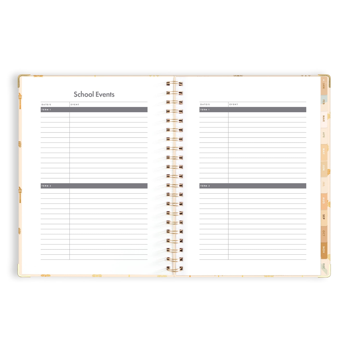 2024 A4 Teacher Planner- Tiny Palms