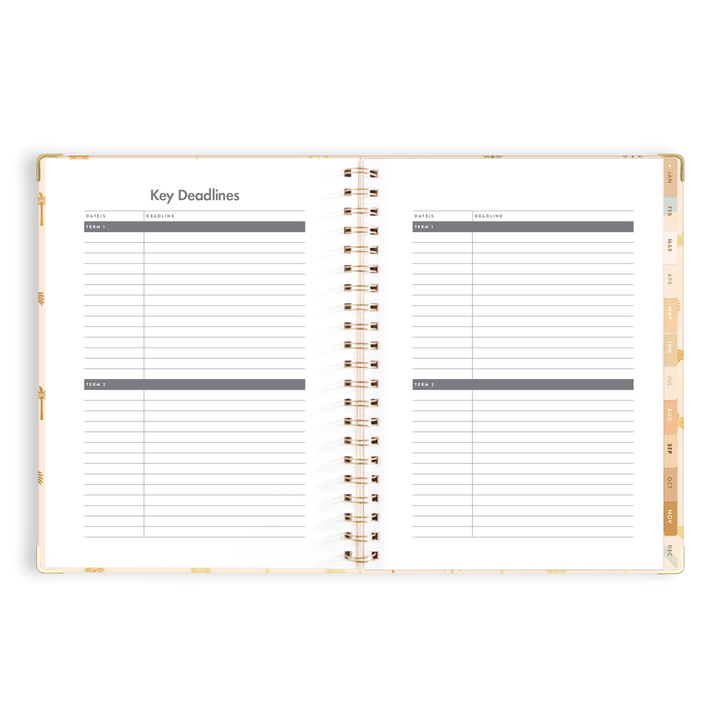 2024 A4 Teacher Planner- Tiny Palms