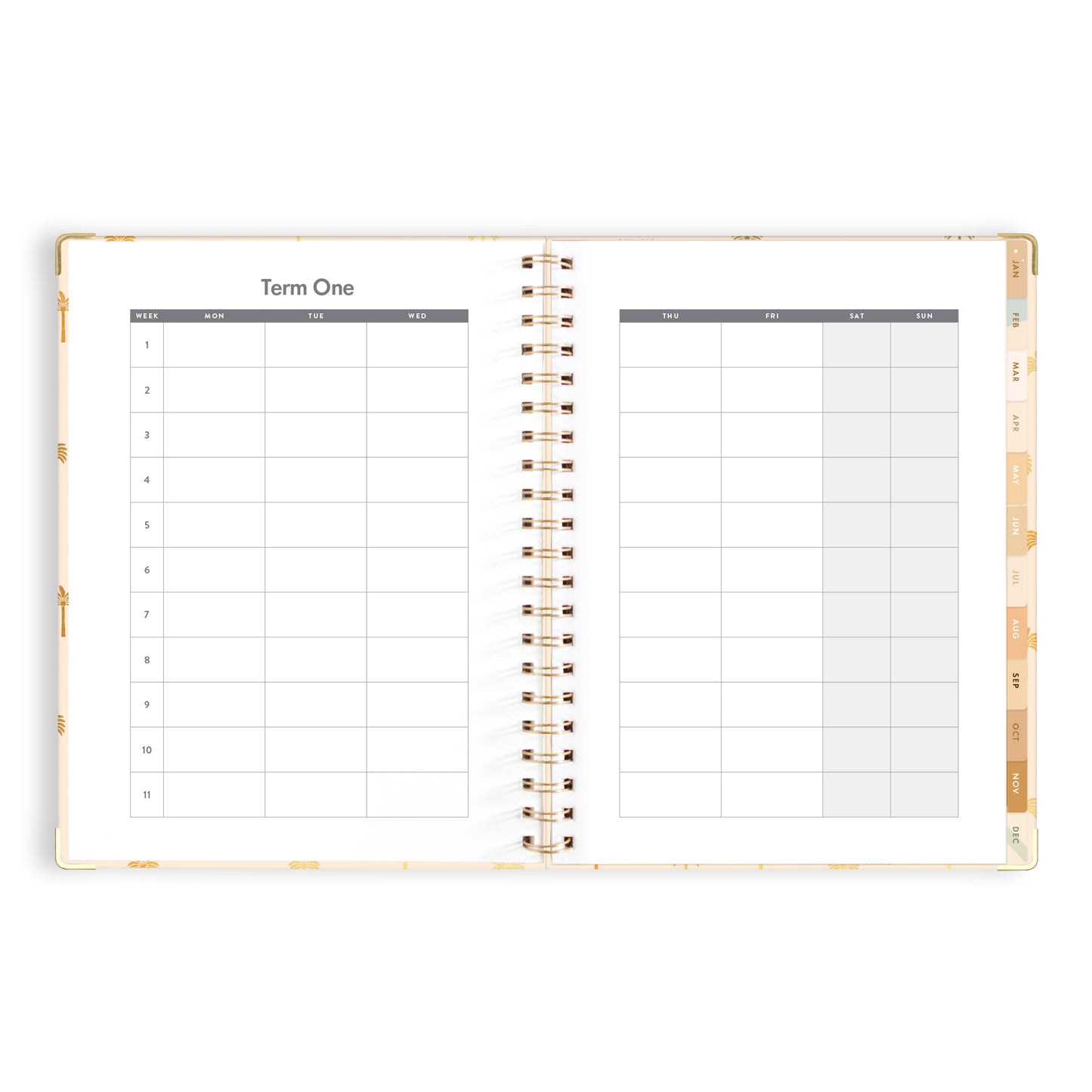 2024 A4 Teacher Planner- Tiny Palms