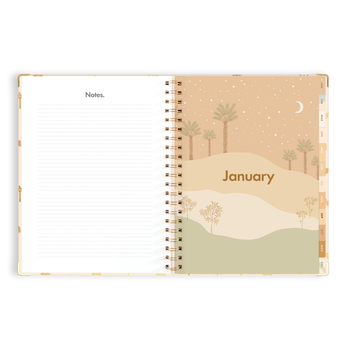 2024 A4 Teacher Planner- Tiny Palms
