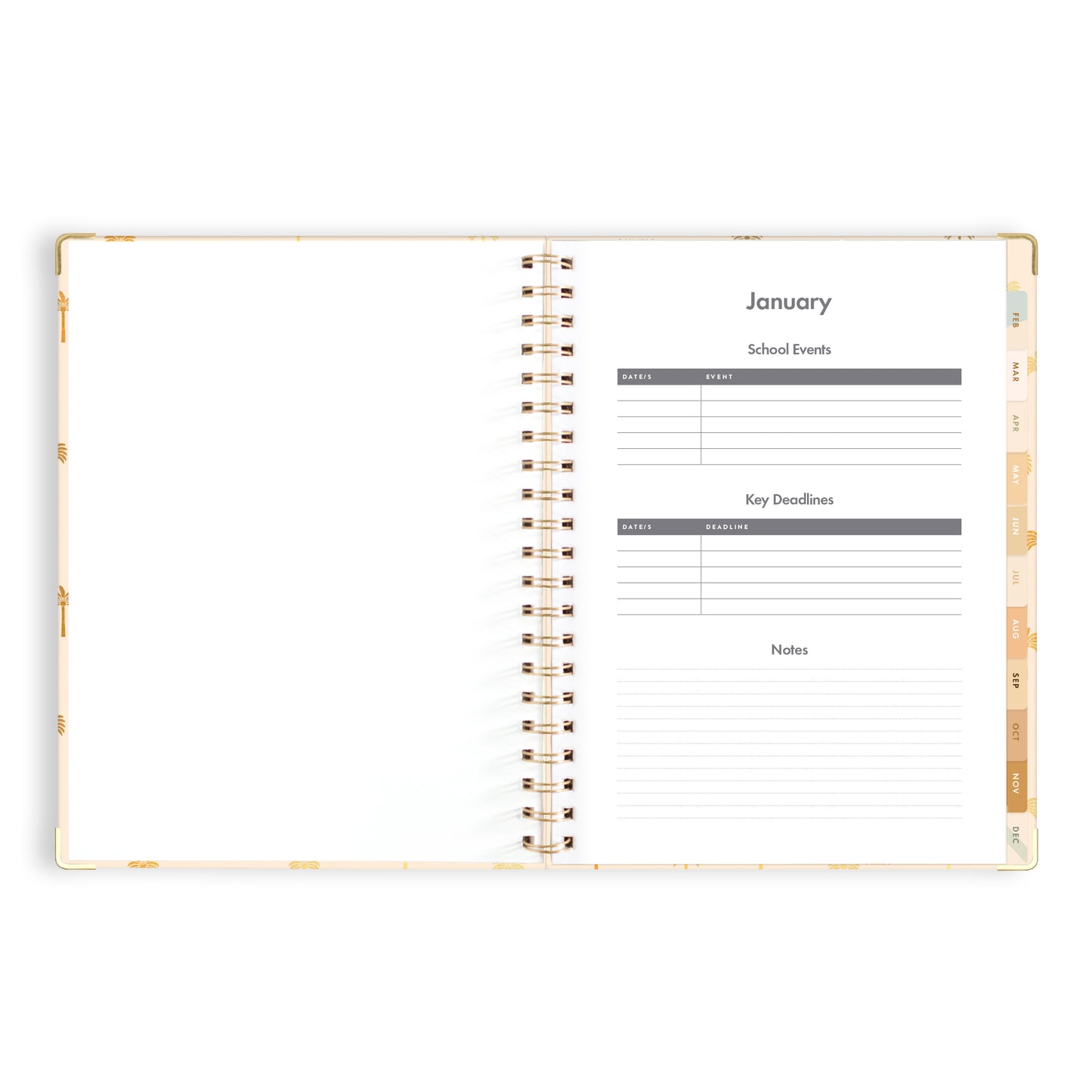 2024 A4 Teacher Planner- Tiny Palms