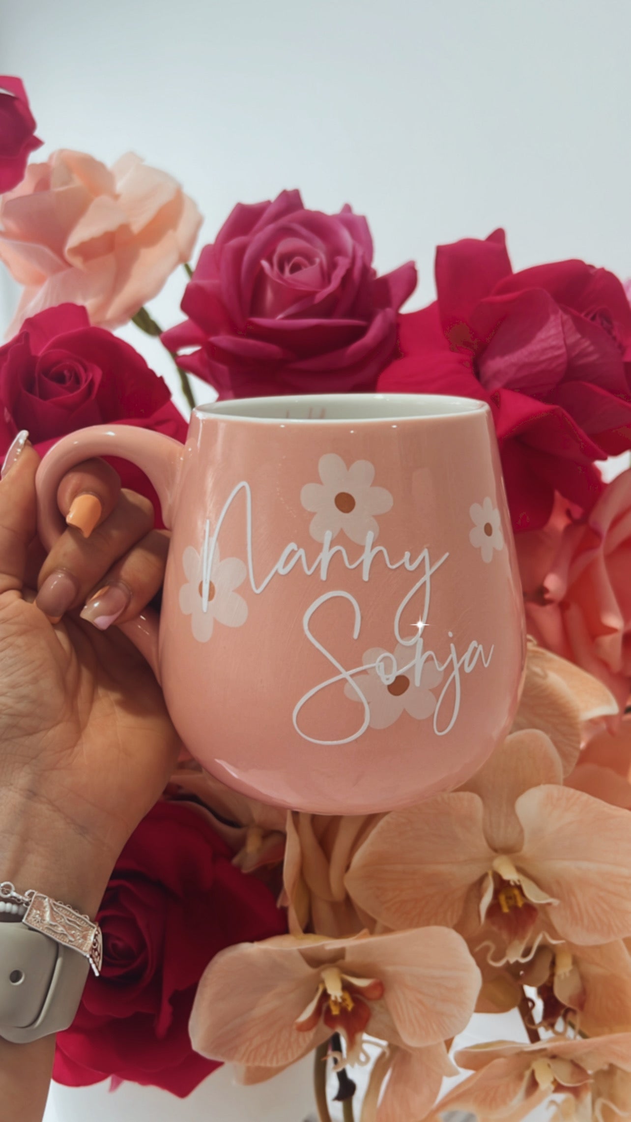 Personalised Daisy Mug