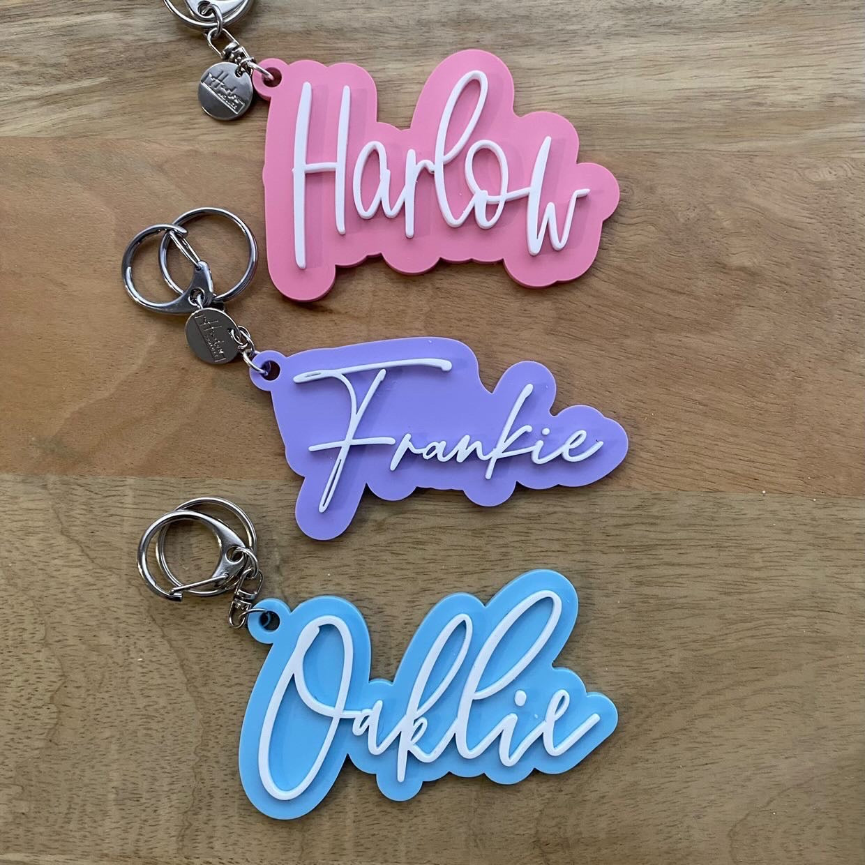 Acrylic Keyring- Script