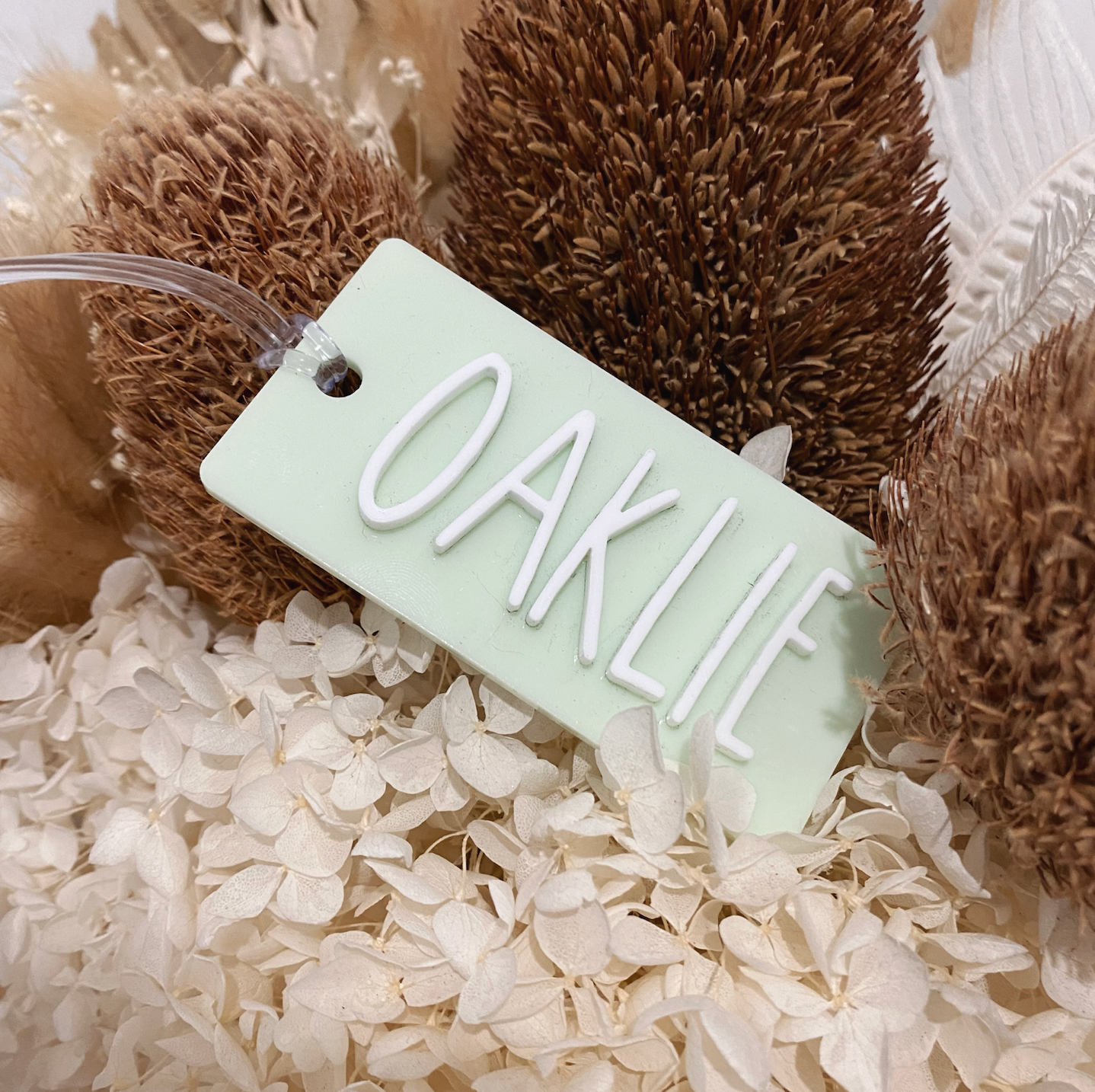 Rectangle Acrylic Keyring