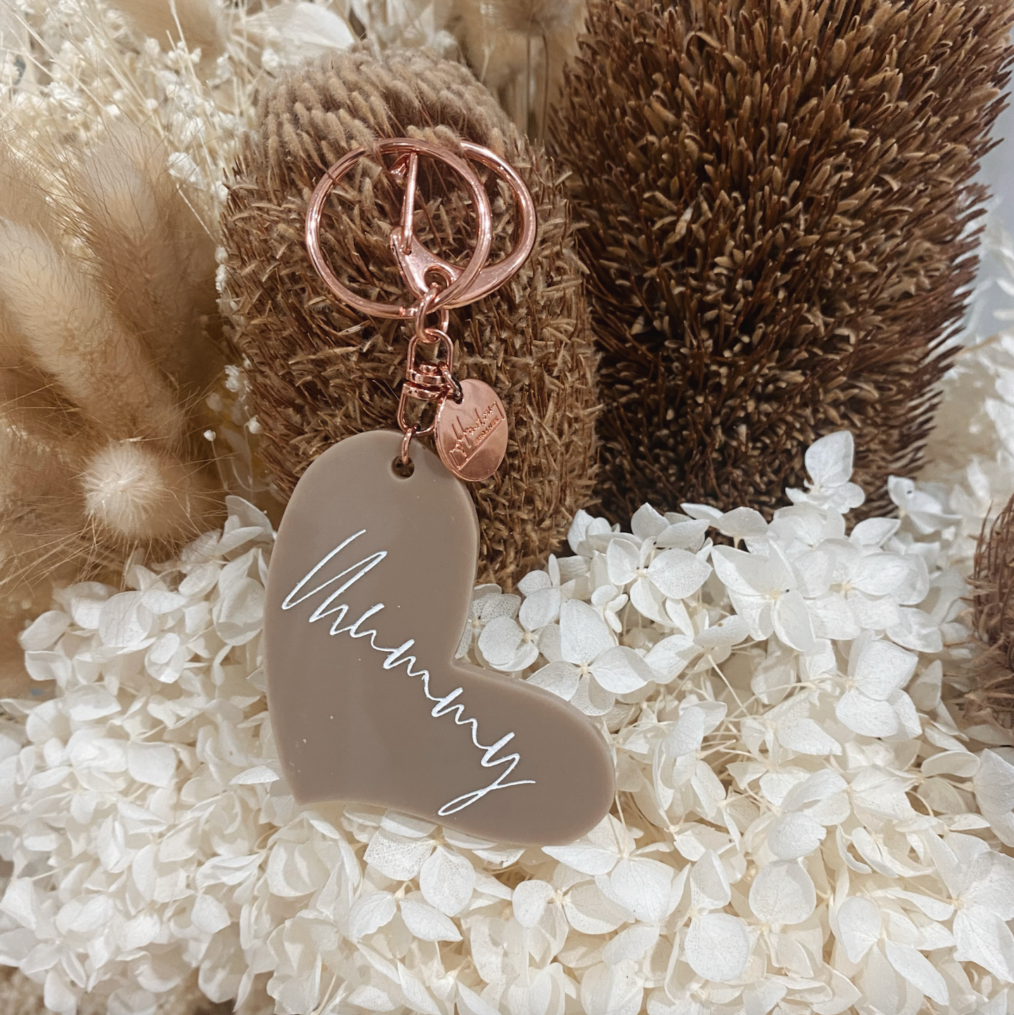 Heart Acrylic Keyring