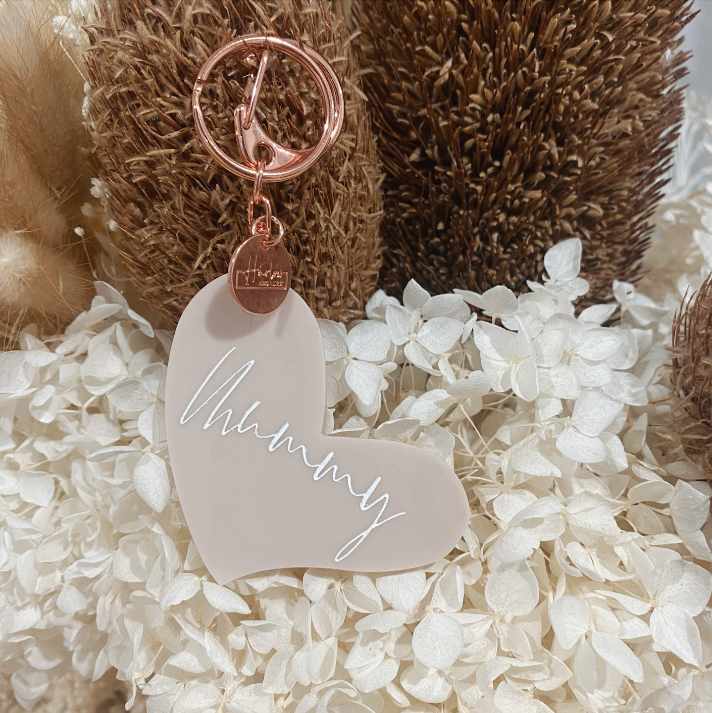Heart Acrylic Keyring