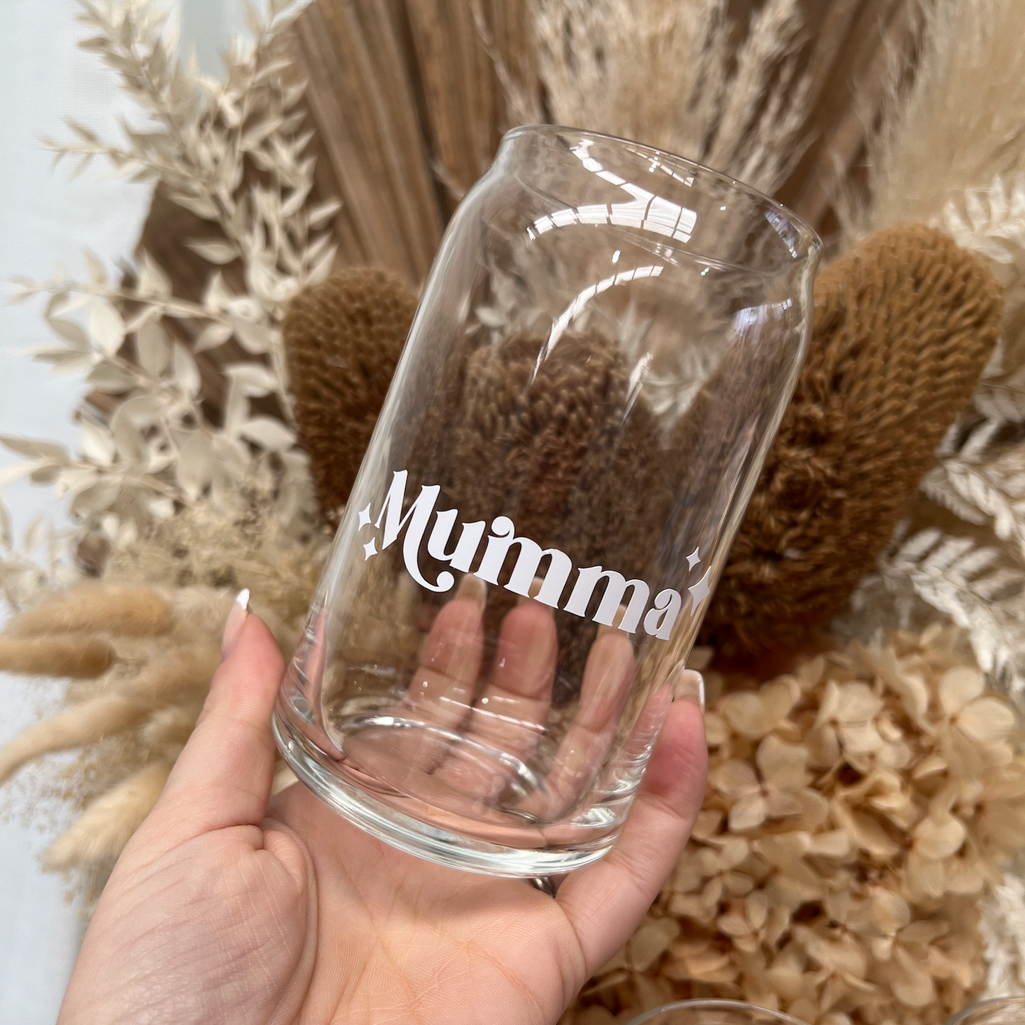 Cute AF Glass Tumbler