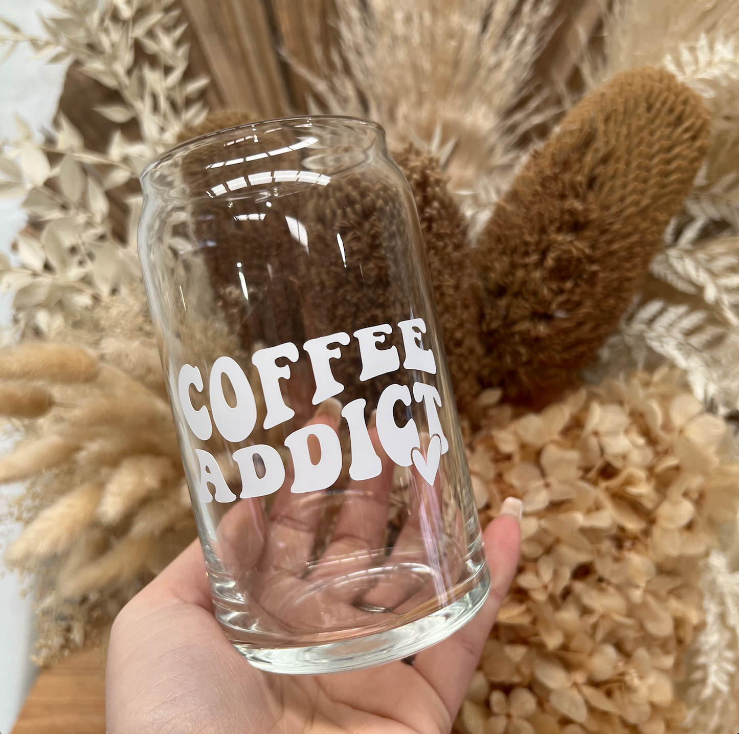 Cute AF Glass Tumbler