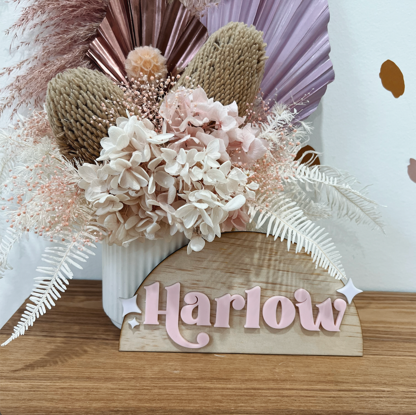 Wanderlust Semi Circle Star Plaque