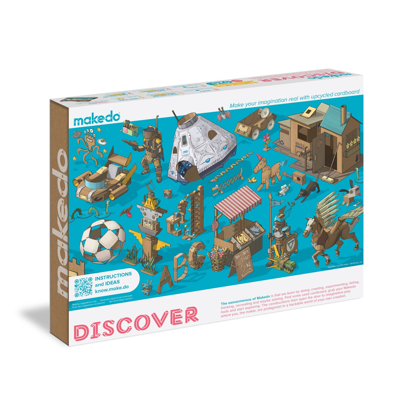DISCOVER | Makedo Cardboard Construction Toolkit 1-5 Makers