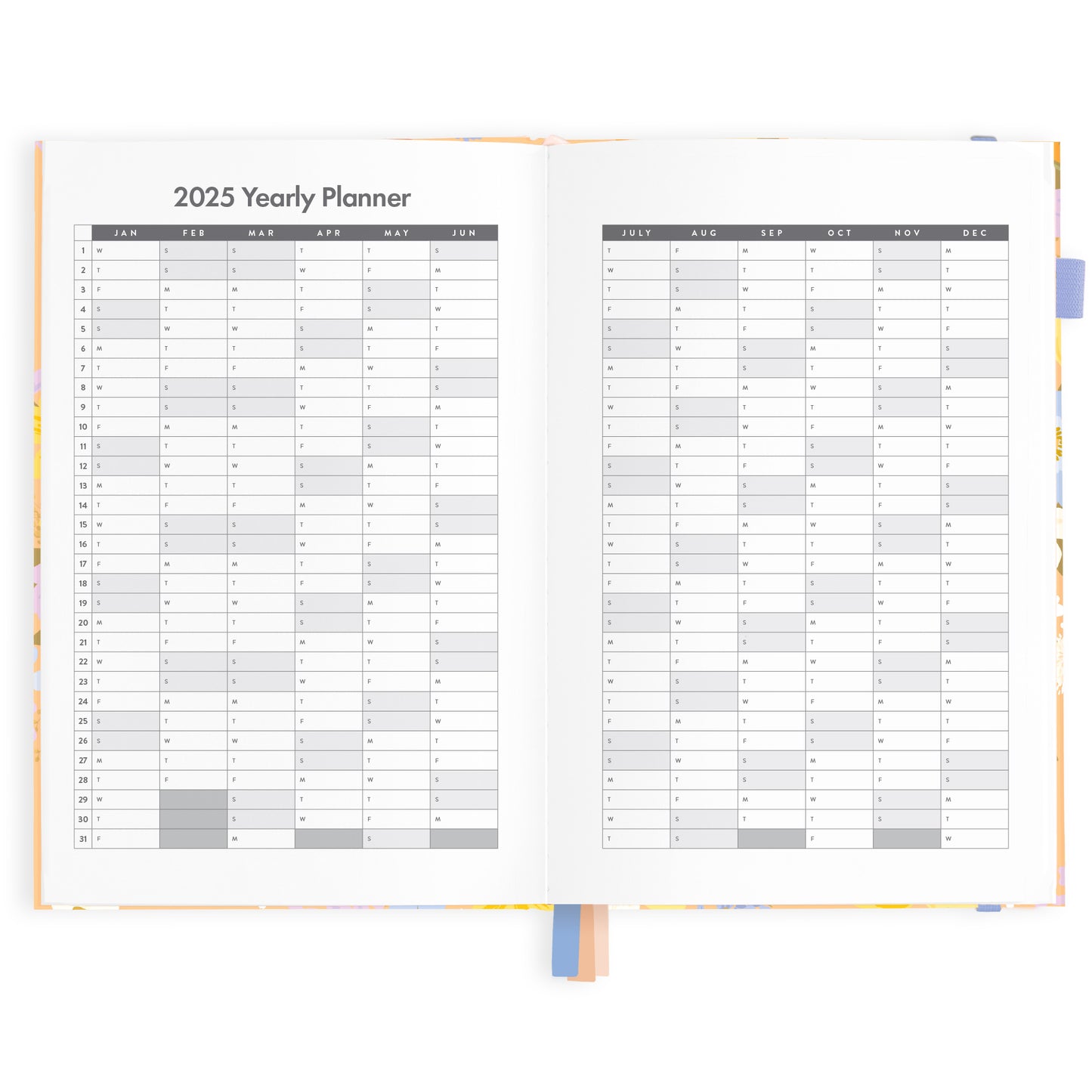 Personalised 2025 A5 Vertical Planner - Botanika Peach