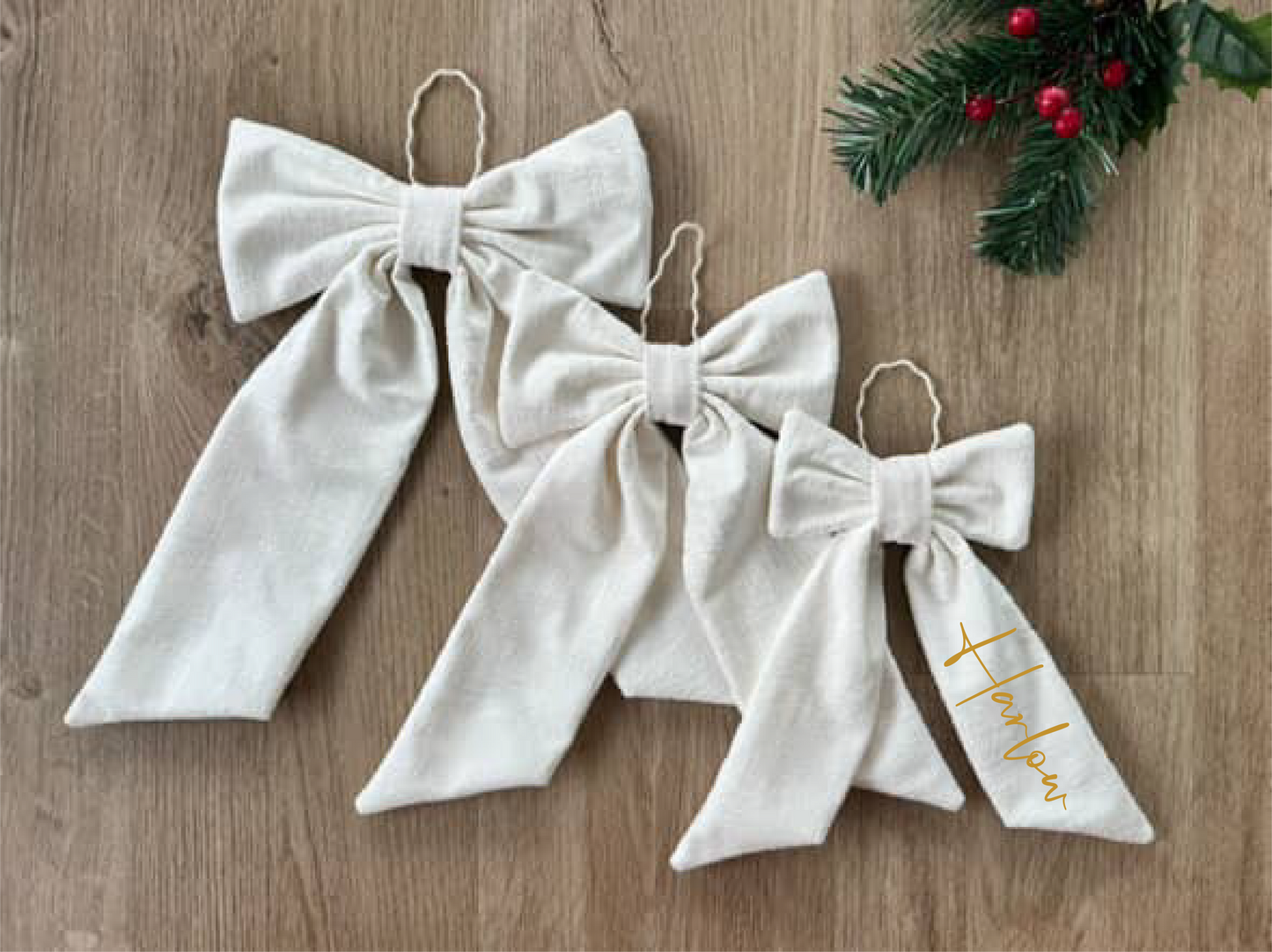 Luxe Personalised Bow - small