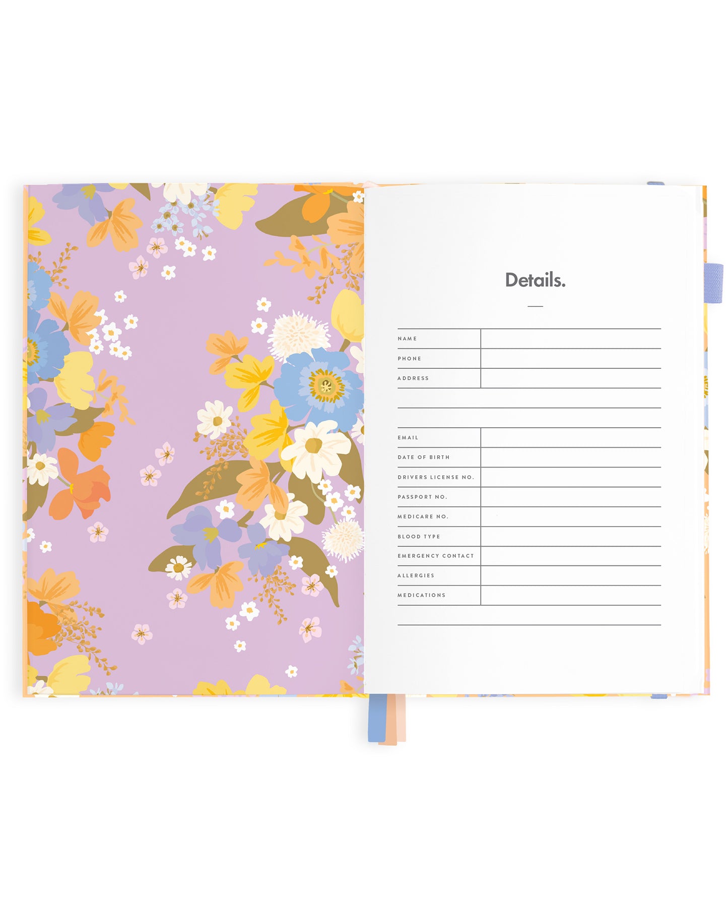 Personalised 2025 A5 Vertical Planner - Botanika Peach