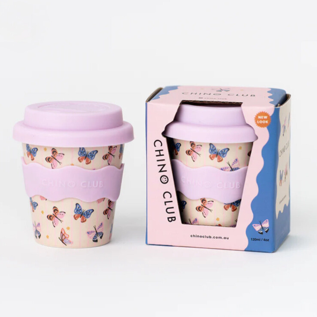 Personalised Butterfly Babychino Cup 4oz