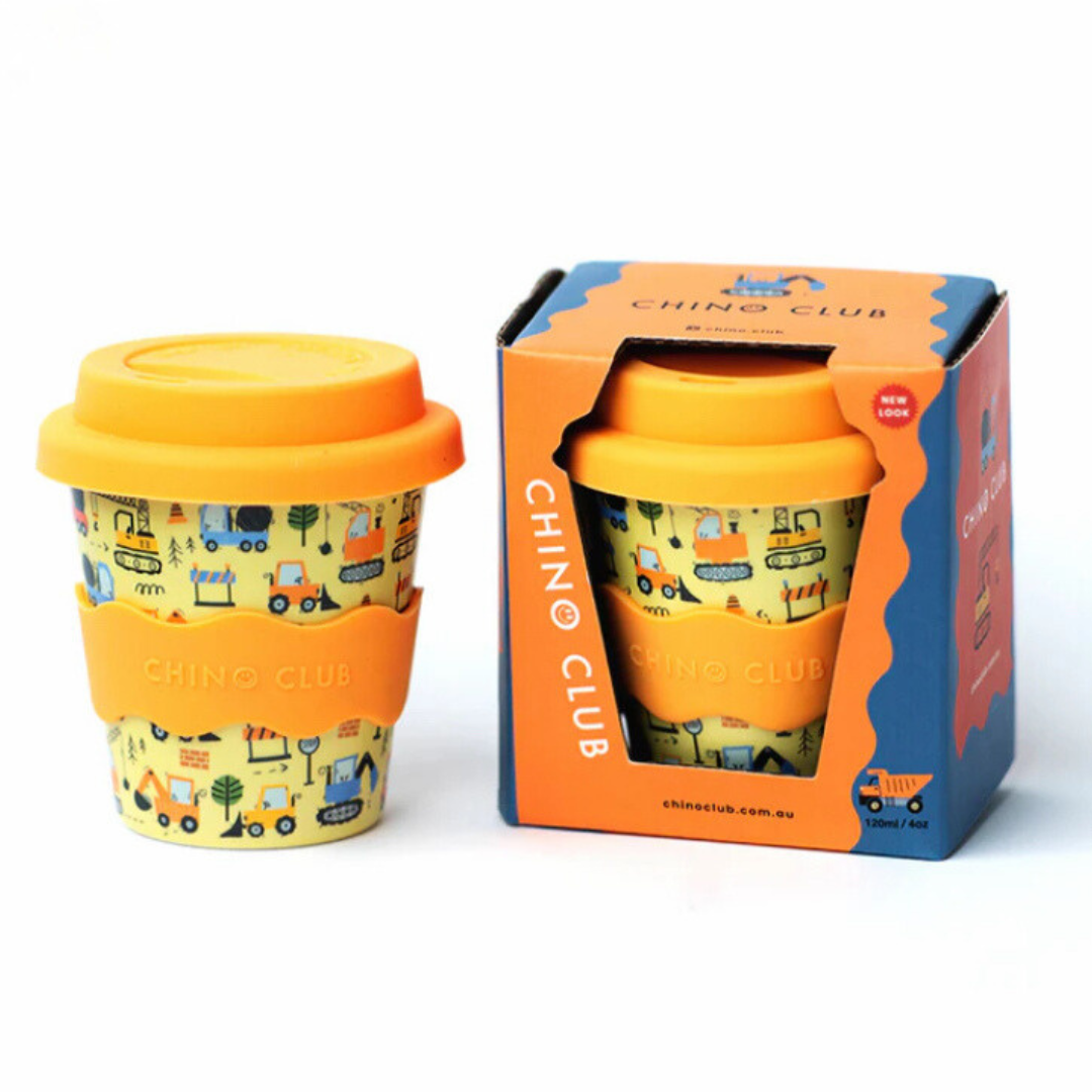 Personalised Digger Babychino Cup 4oz