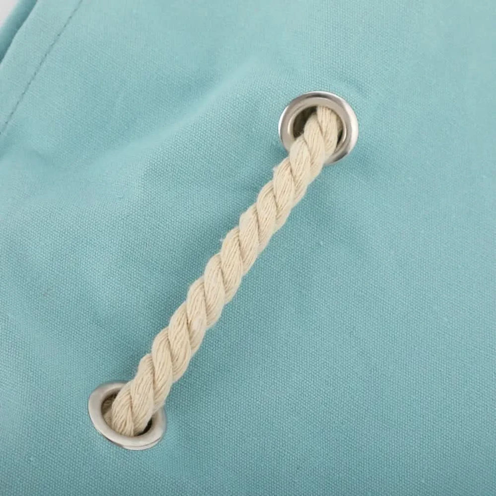 Personalised Velvet Santa Sack: Light Blue