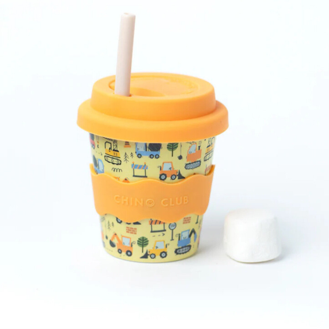 Personalised Digger Babychino Cup 4oz