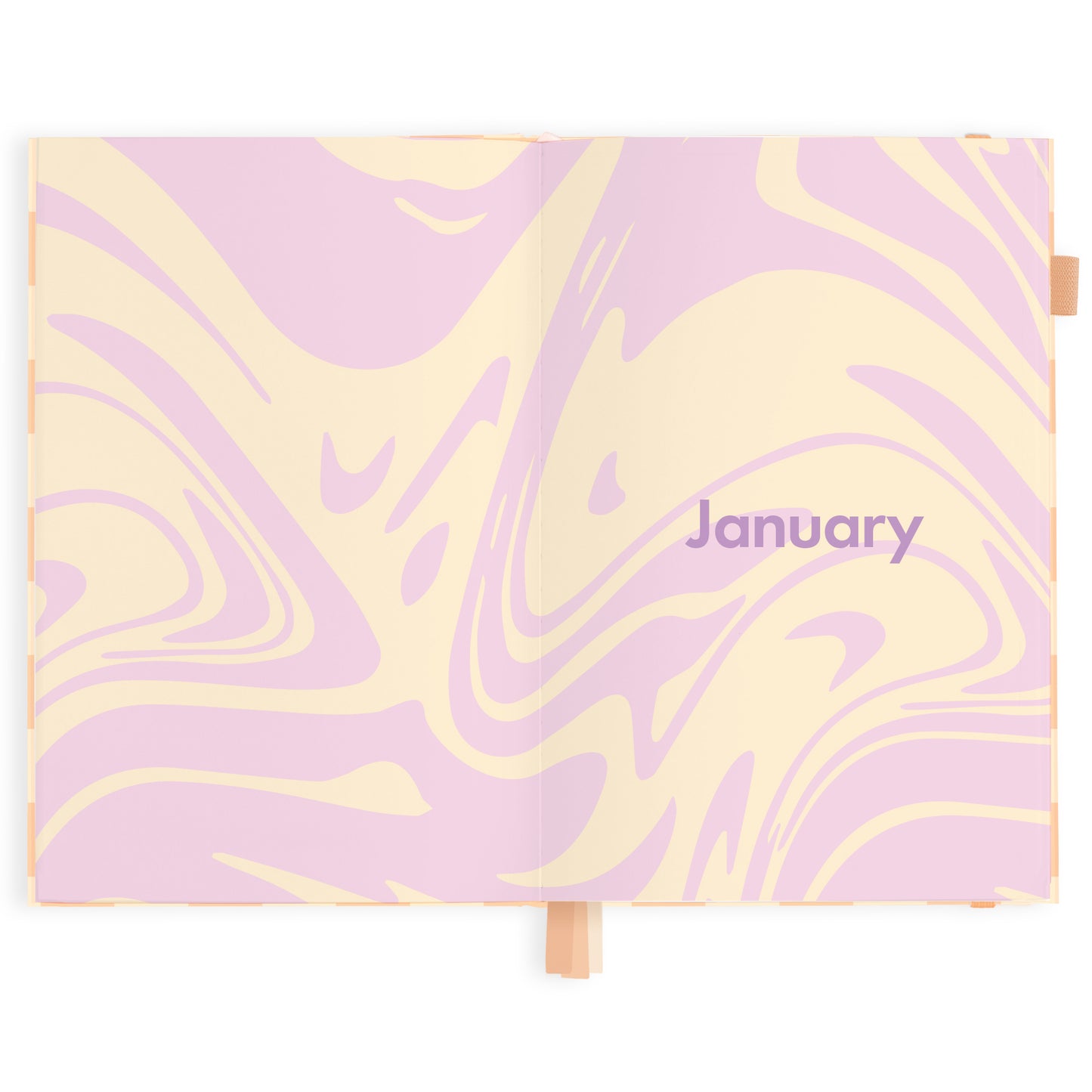 Personalised 2025 A5 Horizontal Planner - Salmon Check