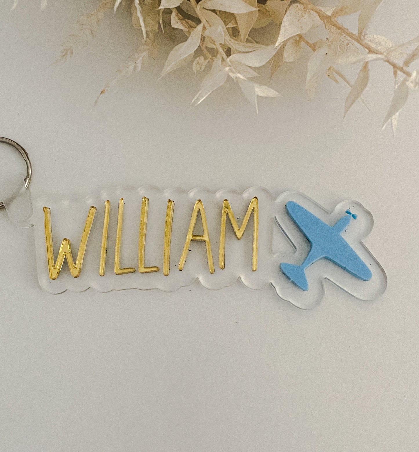 Aeroplane Bag tag / Keyring