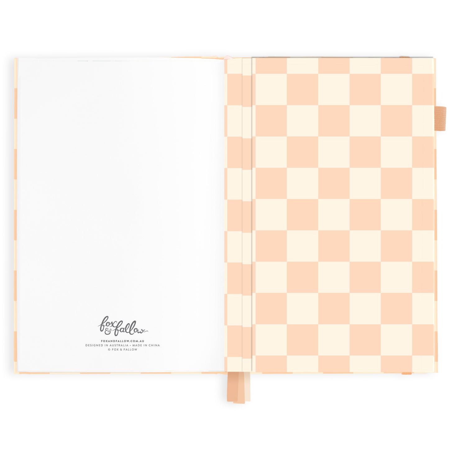 Personalised 2025 A5 Horizontal Planner - Salmon Check