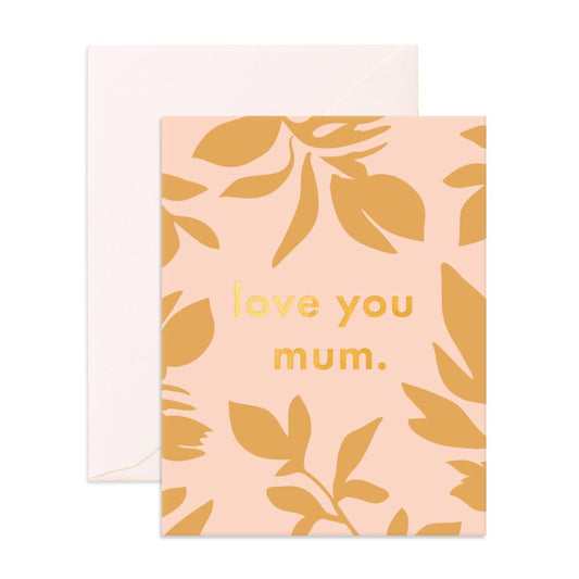 Love you mum Greeting Card